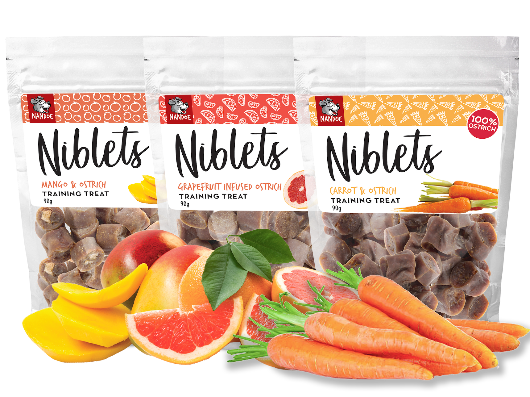 Niblets - Carrot & Ostrich